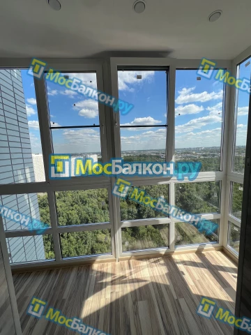 Панорамное остекление заказать под ключ по выгодной цене в Одинцово от компании МосБалкон