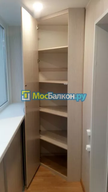 Шкаф на балкон купить в Одинцово на заказ недорого от МосБалкон