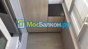 Шкаф на балкон купить в Одинцово на заказ недорого от МосБалкон