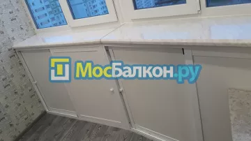 Шкаф на балкон купить в Одинцово на заказ недорого от МосБалкон