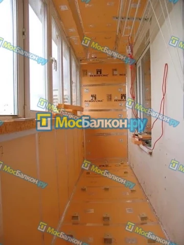 Утепление балкона пеноплэксом в Одинцово на заказ недорого от МосБалкон