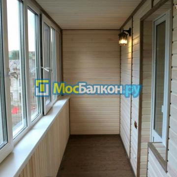 остекление утепление и  отделка балконов   в одинцово