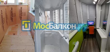 Заказать балкон в Одинцово цена от 1320 руб | Остекление балконов и лоджий МосБалкон