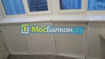 Шкаф на балкон купить в Одинцово на заказ недорого от МосБалкон