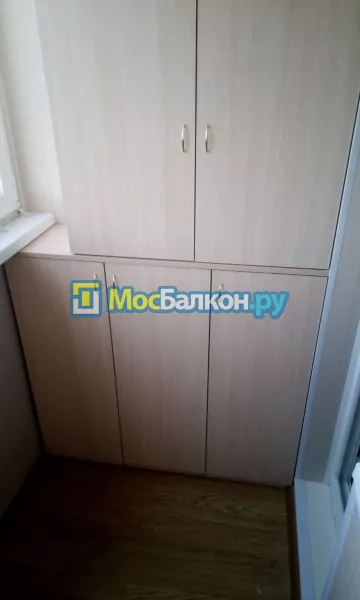 Шкаф на балкон купить в Одинцово на заказ недорого от МосБалкон