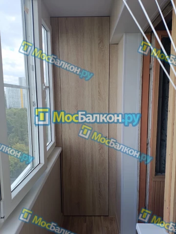 Шкаф на балкон купить в Одинцово на заказ недорого от МосБалкон
