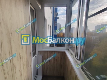Отделка балкона и лоджии пластиковыми ПВХ панелями в Одинцово от компании МосБалкон