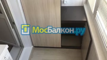Шкаф на балкон купить в Одинцово на заказ недорого от МосБалкон