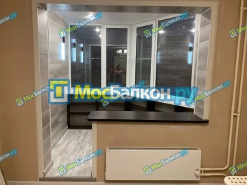 Объединение балкона и лоджии с комнатой в  Одинцово