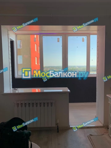 Объединение балкона и лоджии с комнатой в  Одинцово