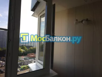 Отделка балкона и лоджии пластиковыми ПВХ панелями в Одинцово от компании МосБалкон