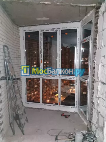 Панорамное остекление заказать под ключ по выгодной цене в Одинцово от компании МосБалкон