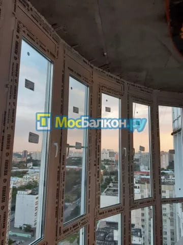 Панорамное остекление заказать под ключ по выгодной цене в Одинцово от компании МосБалкон