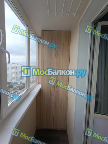Шкаф на балкон купить в Одинцово на заказ недорого от МосБалкон