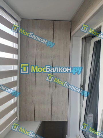 Шкаф на балкон купить в Одинцово на заказ недорого от МосБалкон