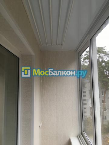 Алюминиевое остекление лоджии 3 метра