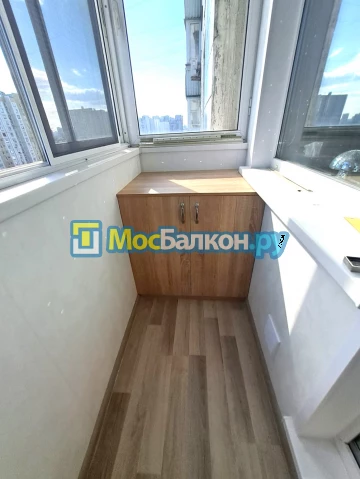 Шкаф на балкон купить в Одинцово на заказ недорого от МосБалкон