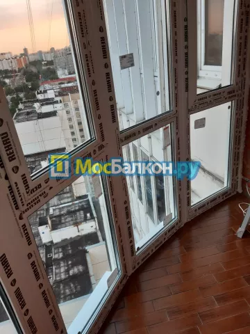 Панорамное остекление заказать под ключ по выгодной цене в Одинцово от компании МосБалкон