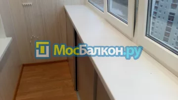 Шкаф на балкон купить в Одинцово на заказ недорого от МосБалкон