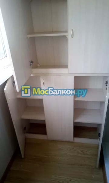 Шкаф на балкон купить в Одинцово на заказ недорого от МосБалкон