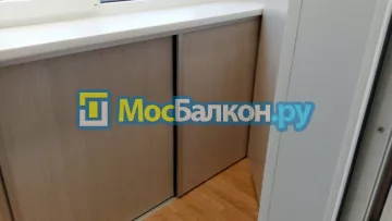 Шкаф на балкон купить в Одинцово на заказ недорого от МосБалкон