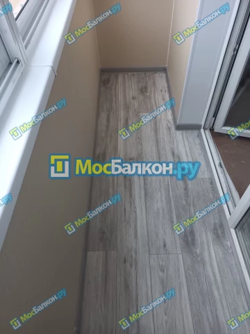 Отделка балкона и лоджии пластиковыми ПВХ панелями в Одинцово от компании МосБалкон