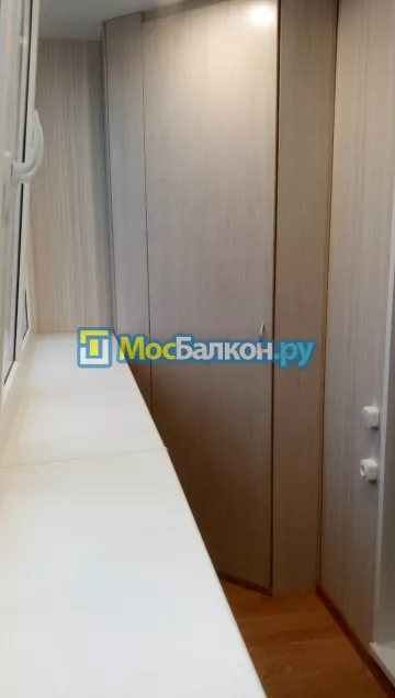 Шкаф на балкон купить в Одинцово на заказ недорого от МосБалкон