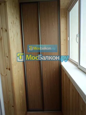 Шкаф на балкон купить в Одинцово на заказ недорого от МосБалкон