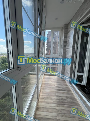 Панорамное остекление заказать под ключ по выгодной цене в Одинцово от компании МосБалкон