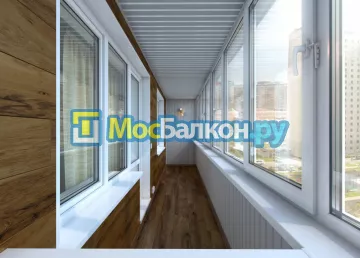 Отделка балконов в Одинцово | Отделка балконов и лоджий и обшивка под ключ в МосБалкон