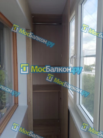 Шкаф на балкон купить в Одинцово на заказ недорого от МосБалкон