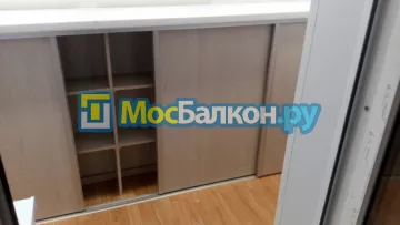 Шкаф на балкон купить в Одинцово на заказ недорого от МосБалкон