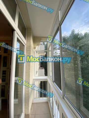Панорамное остекление заказать под ключ по выгодной цене в Одинцово от компании МосБалкон