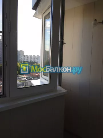 Отделка балкона и лоджии пластиковыми ПВХ панелями в Одинцово от компании МосБалкон