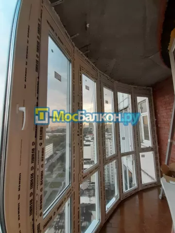Панорамное остекление заказать под ключ по выгодной цене в Одинцово от компании МосБалкон