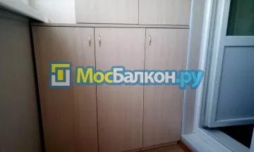 Шкаф на балкон купить в Одинцово на заказ недорого от МосБалкон
