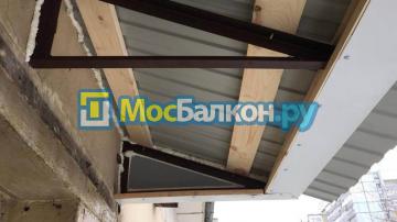 изготовление крыши и козырька на балкон