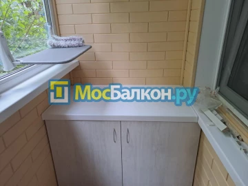 Шкаф на балкон купить в Одинцово на заказ недорого от МосБалкон